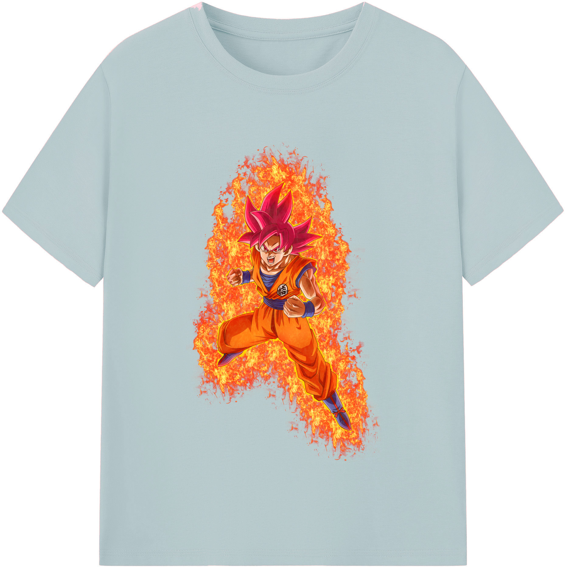 （画像用） ドラゴンボール 孫悟空（そん ごくう）Son Goku カカロット DRAGON BALL Kakarotto 綿100％半袖Tシャツ（フロントプリント）